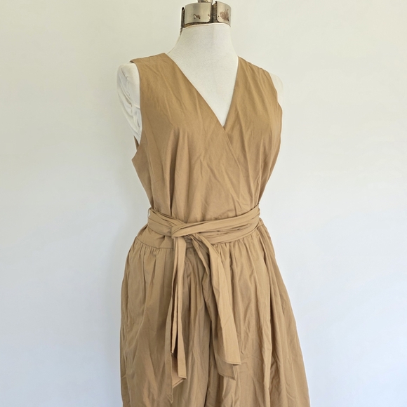 J.crew khaki midi belted dress size 12 - Picture 5 of 8